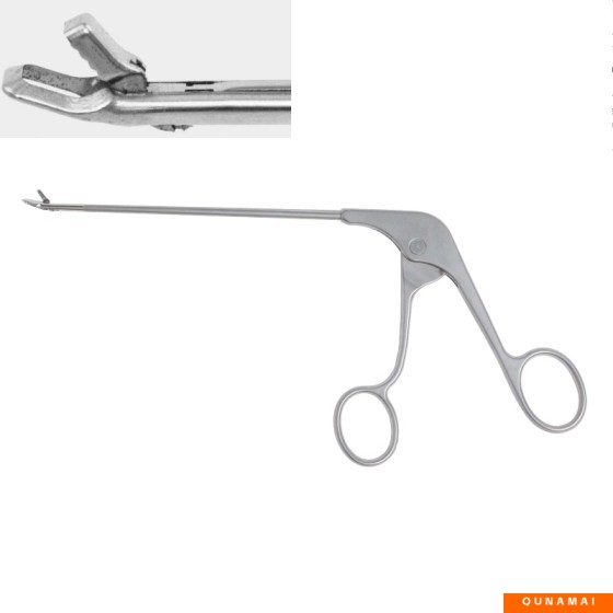 Arthroscopy - Square biting and cutting pliers - blue pliers - 15° upward tilt - Specification - 4.5mm x 120mm
